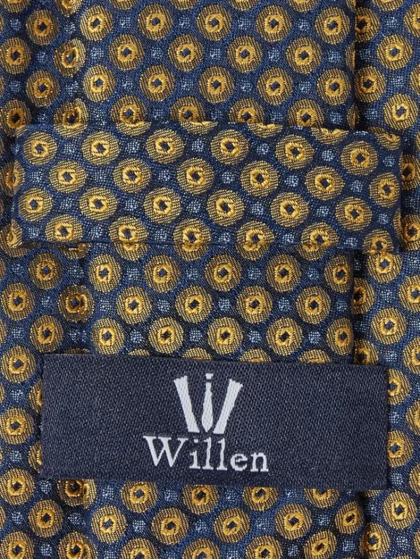 Willen Krawatte Aus Seide (7 Cm) – Gelb 3