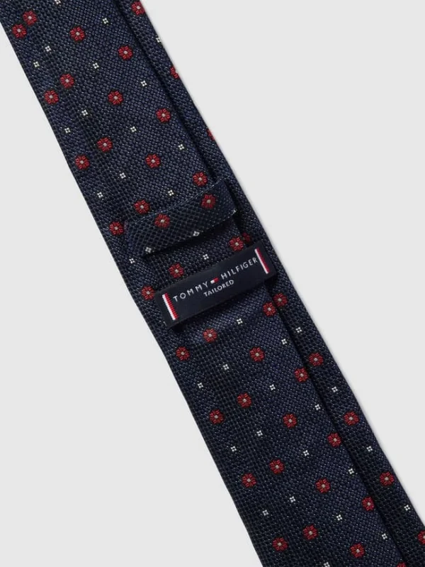 Tommy Hilfiger Krawatte Mit Floralem Allover-Muster – Rot 5