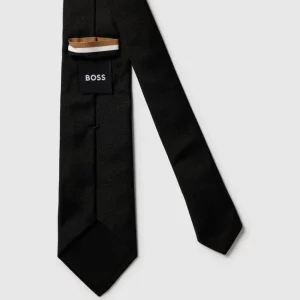 BOSS Krawatte Mit Feiner Struktur (7,5 Cm) – Schwarz 10