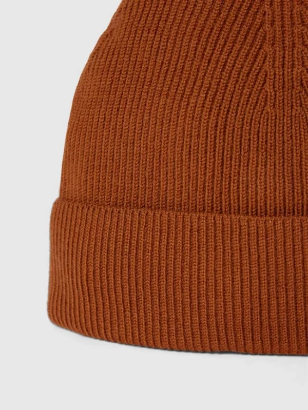 Tiger Of Sweden Beanie In Strick-Optik – Rostrot 3