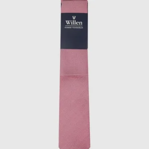 Willen Krawatte Und Einstecktuch Im Set – Fuchsia 9