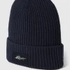 REVIEW Beanie Mit Label-Patch – Marineblau 8