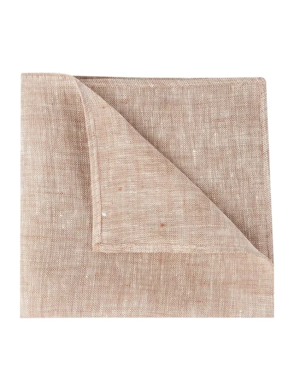 Seidenfalter Fliege Und Einstecktuch Im Set – Beige 3