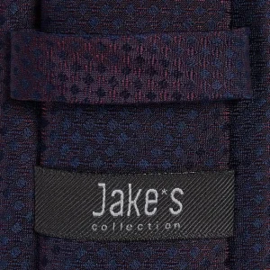 Jake*s Krawatte Aus Seide (6,5 Cm) – Bordeaux Rot 6