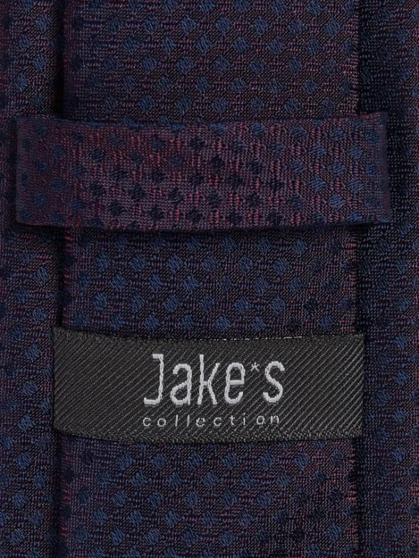 Jake*s Krawatte Aus Seide (6,5 Cm) – Bordeaux Rot 3
